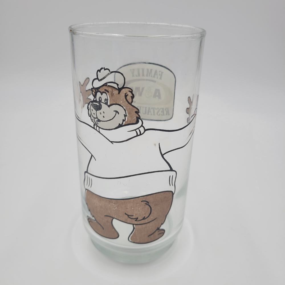 Vintage A&W Root Beer Hug Collectors Kitchenware Glass